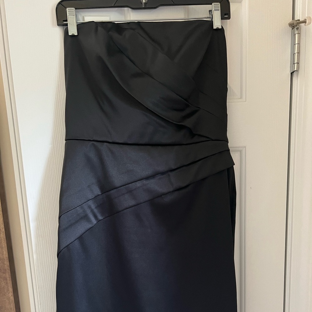WHBM Black Strapless Special Occasion Dress Size 8